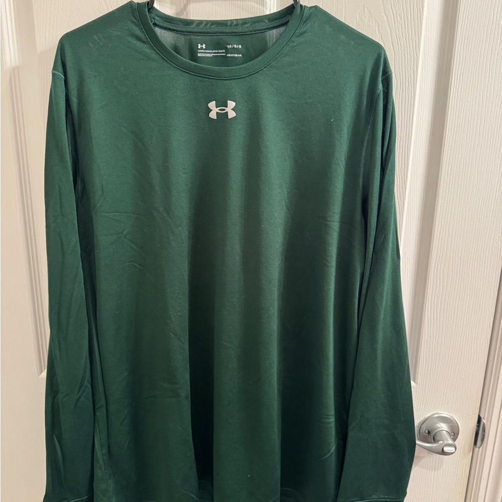 Under Armour Men's Long Sleeve Shirt in Dark Green